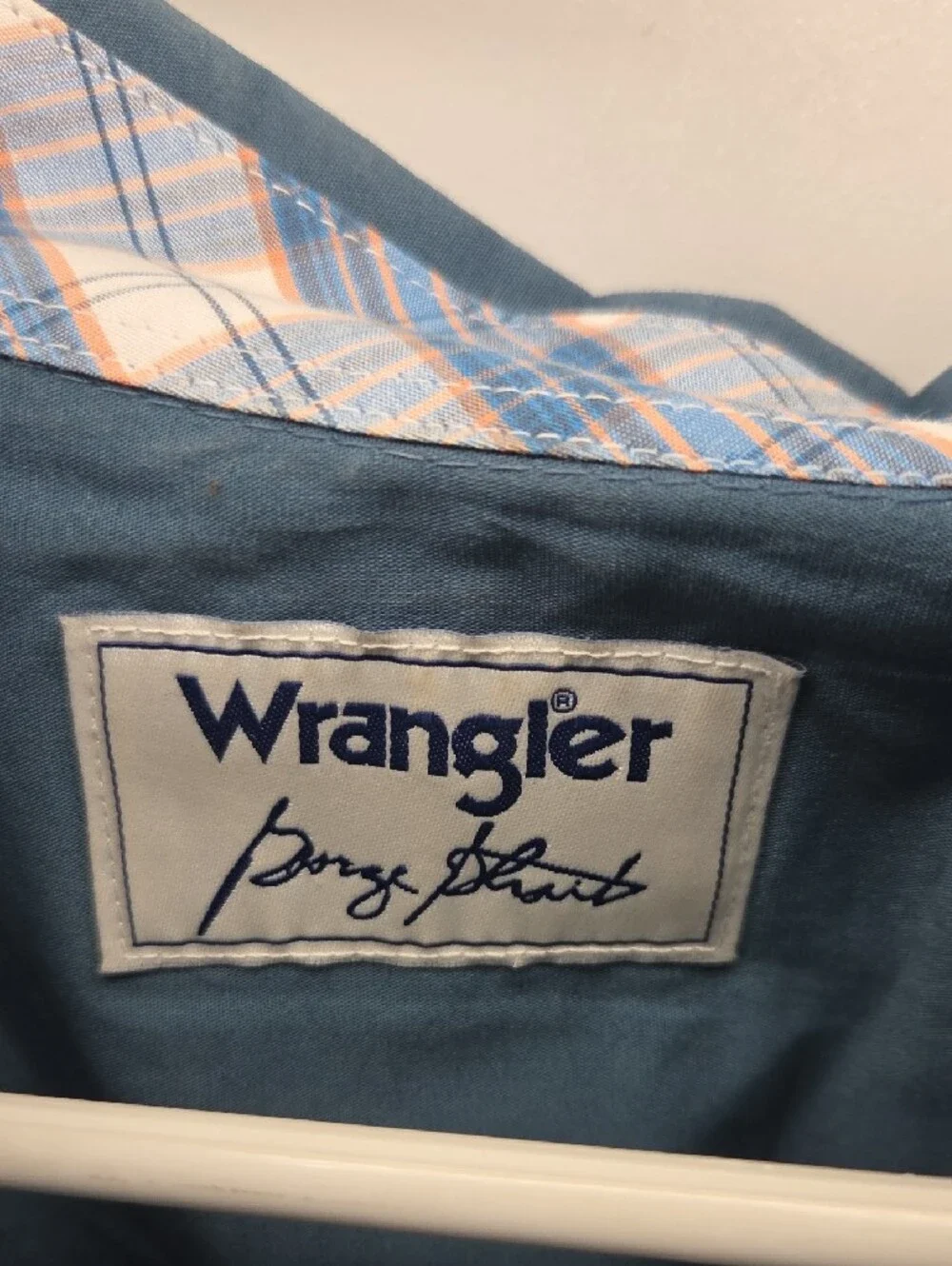 Wrangler George Strait Men's Teal Button-Down Shirt